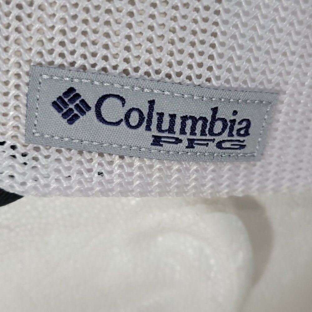 Columbia PFG Hooks Fitted Hat Size L/XL Mesh Back Stretch FlexFit Cap High Crown - Picture 13 of 14